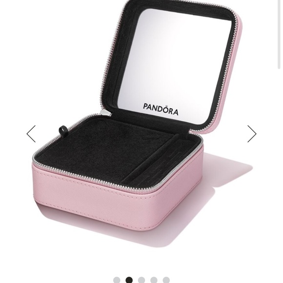 Pandora Pink Square Jewelry Box - Picture 2 of 4